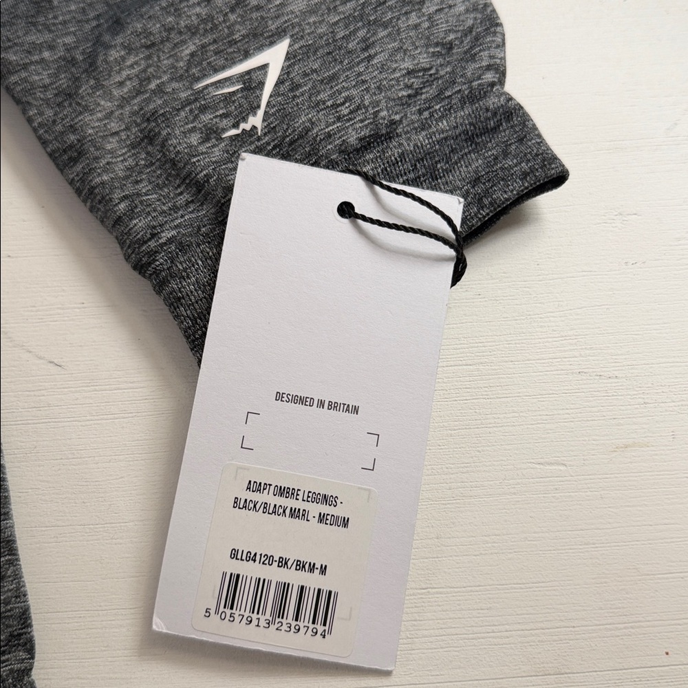 Gymshark Charcoal Heather Leggings - Picture 3 of 3